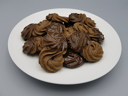 Hojicha-Spritzgebäck