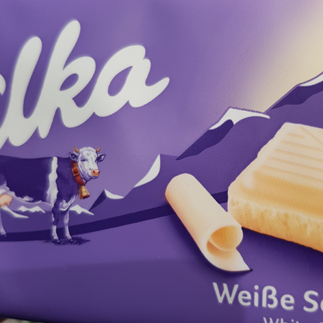Weisse Schokolade von Milka