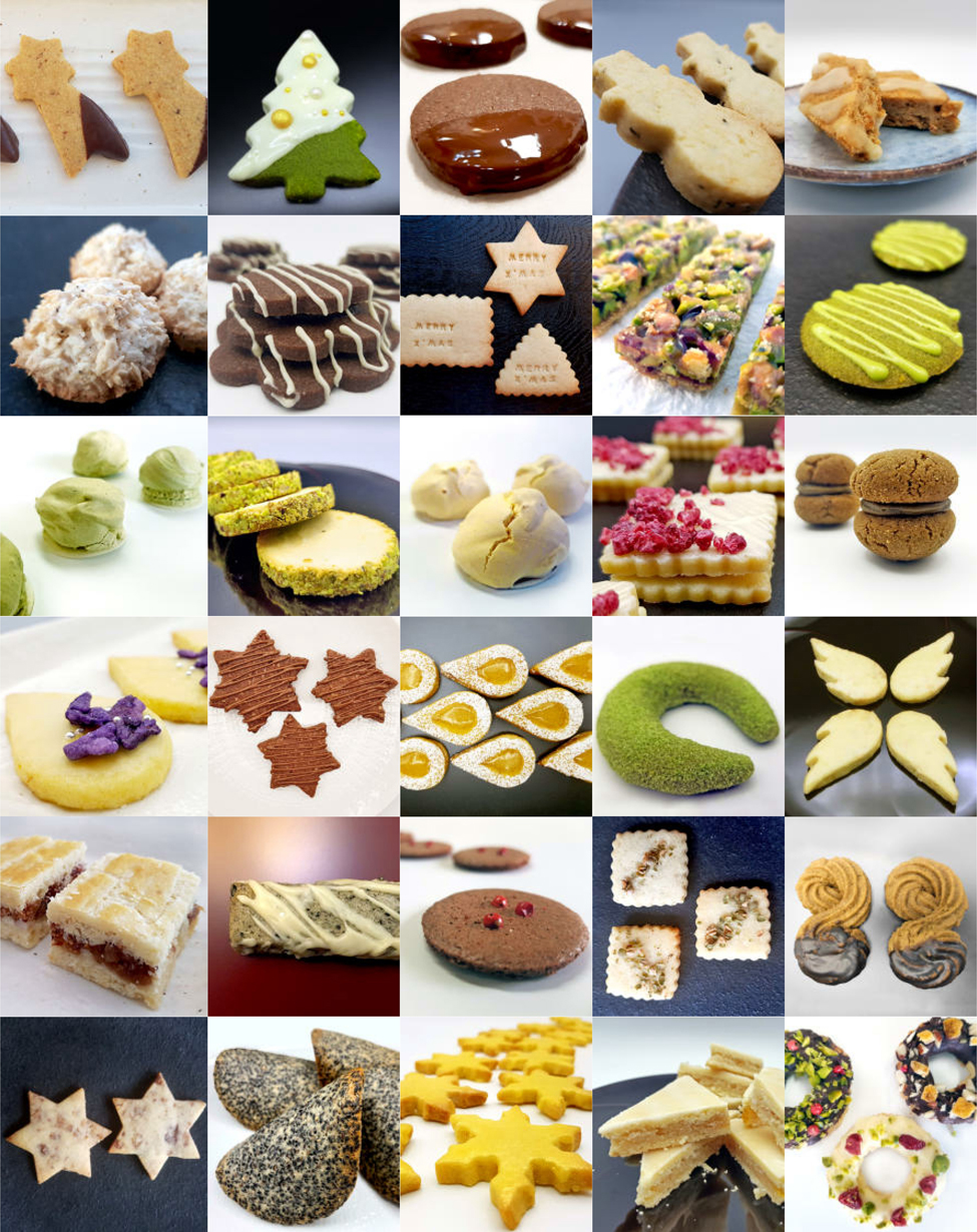 Beautiful Cookies - The Japanese Way: All 30 Recipes at a glance