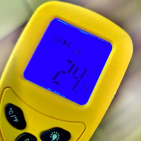 Digitalthermometer mit Temperaturanzeige in Celsius