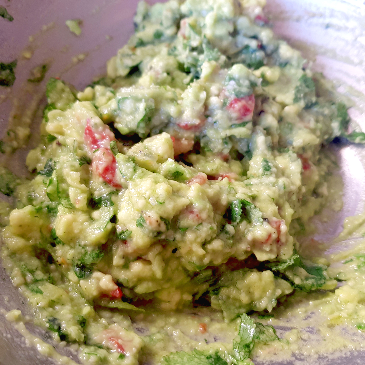 Fertig gemischte Guacamole