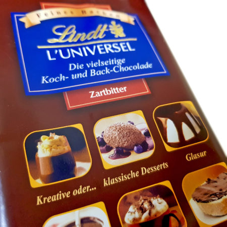 Lindt Koch- und Backschokolade eignet sich gut für Pains au Chocolat